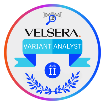 Velsera Variant Analyst Level 2 Certification