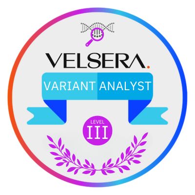 Velsera Variant Analyst Level 3 Certification