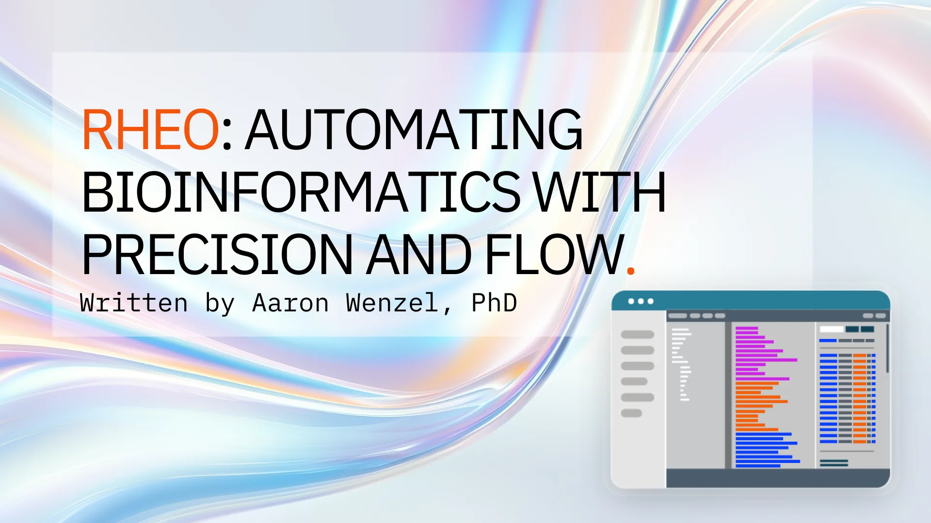 Featured image for  titled RHEO: Automating Bioinformatics with Precision and Flow